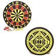 Dart Board 2-Sided Version With 6 Tru-Flight Darts